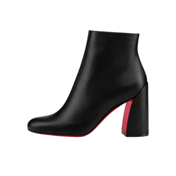 CL LUBOTING Turelastic Ankle Boots 8.5cm Women's Black