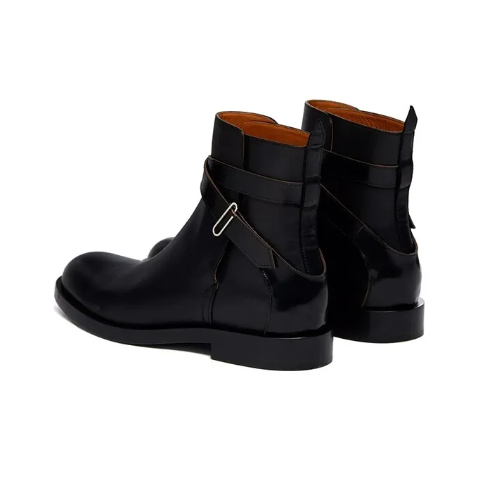 OFF WHITE Paperclip Ankle Boots Black-2
