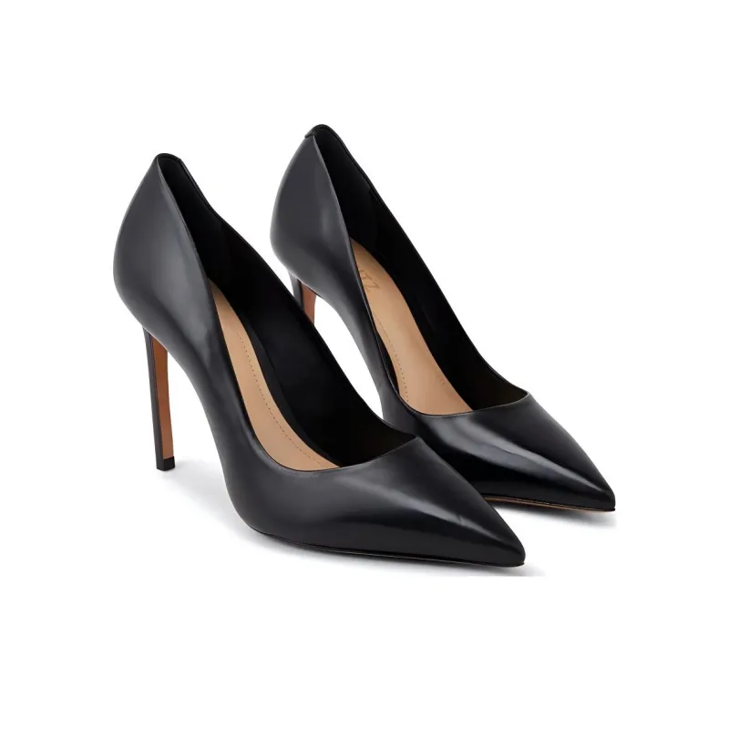Schutz Lou 100mm Nappa Leather Pumps-3