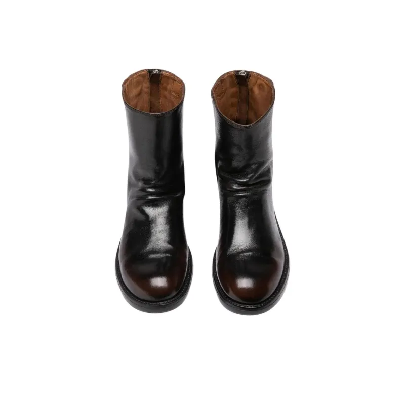 Officine Creative Sergeant 104 Ankle Boots 3.5cm Women's Brown-4