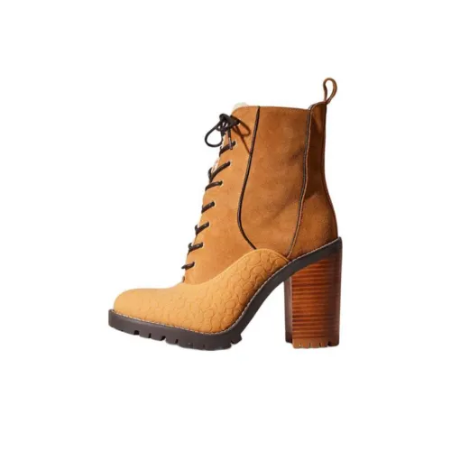COACH Ankle Boots Women's Brown