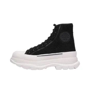 Alexander McQueen Tread Slick Boots 'Black Beige'