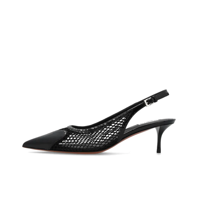 Alaïa Heart 55mm Slingback Leather Pumps-0