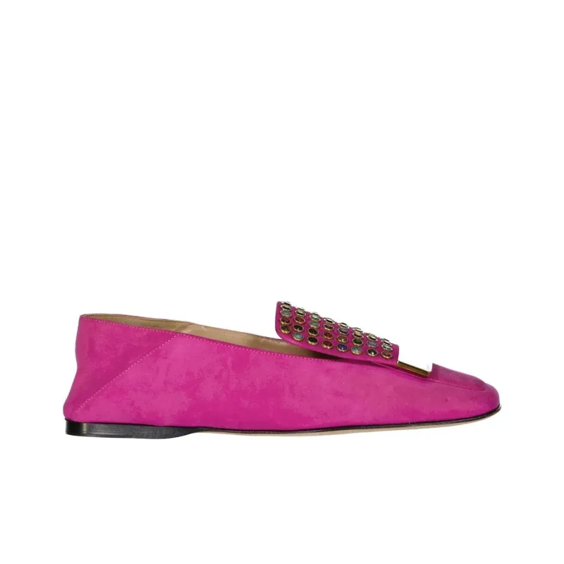 SERGIO ROSSI Casual Single Shoes Women's Fuchsia-1