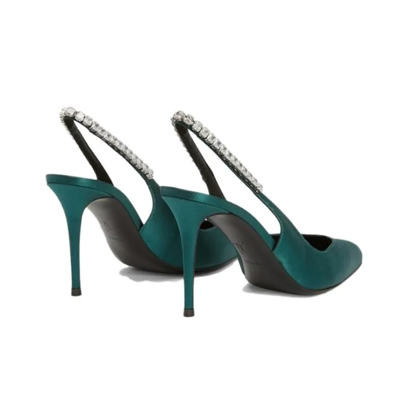 Giuseppe Zanotti Rachyl Satin Pumps-3