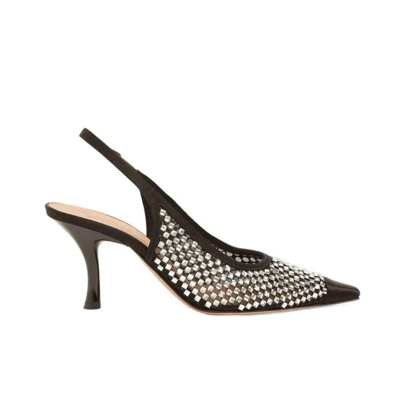 Malone Souliers Vesper 70mm Slingback Pumps-1