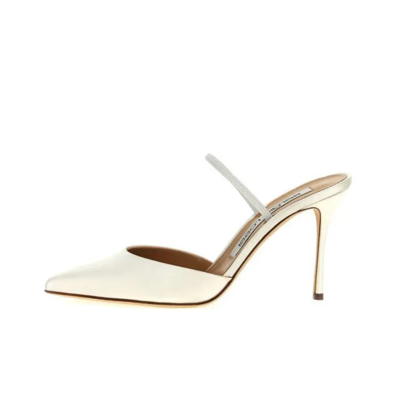 SERGIO ROSSI Godiva Bridal Pointed Toe Pumps-0