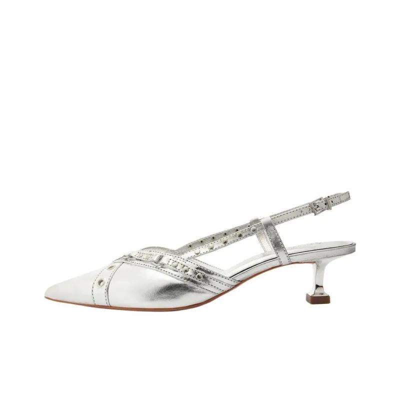Schutz Venezia High Heels 4.5cm Women's Silver-0