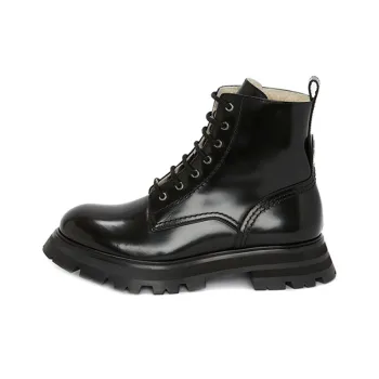 Alexander McQueen Combat Ankle Boots