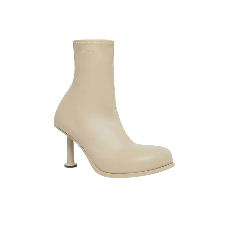 Balenciaga Mallorca Ankle Boots Women's Light Beige-1