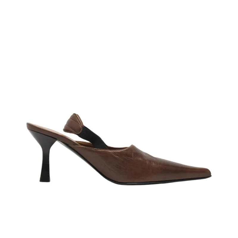 OUR LEGACY Woodstock High Heels 9cm Women's Brown-1
