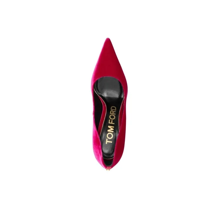 TOM FORD Slim Heel High Heels Women's Red-4