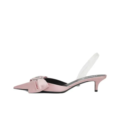 FANSIZHE Alia Slim Heel High Heels 4.5cm Women's Pink