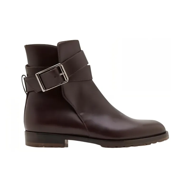 MANOLO BLAHNIK Buxton Ankle Boots Men's Brown-1