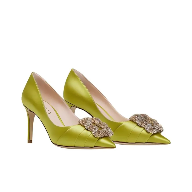 Rodo Dionne High Heels 8cm Women's Lime Green-2