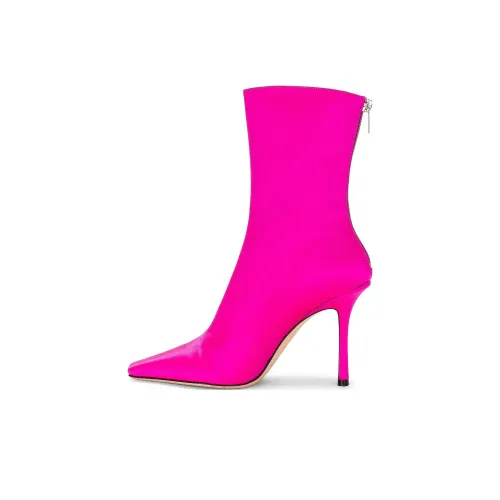 Jimmy Choo Ankle Boots 10cm Women's Purple