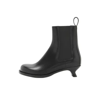 LOEWE Short Chelsea Boots 4cm Women's Black