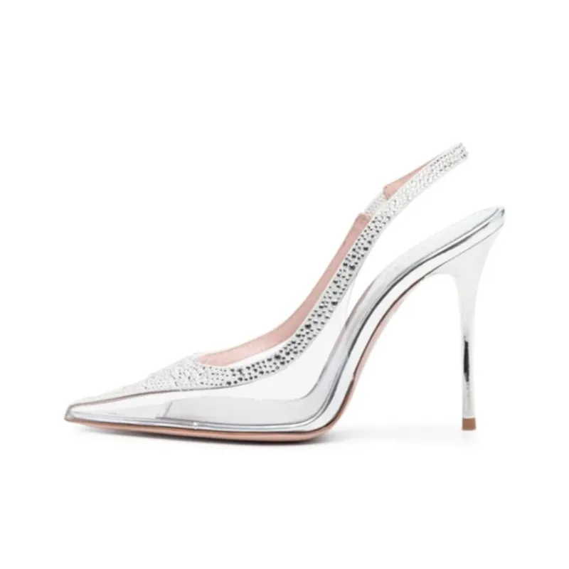 Gedebe Clo 11mm Crystal embellished Pumps-0