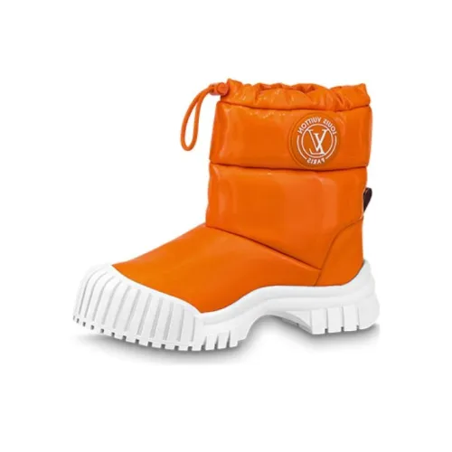 LOUIS VUITTON Ruby Ankle Boots Women's Orange
