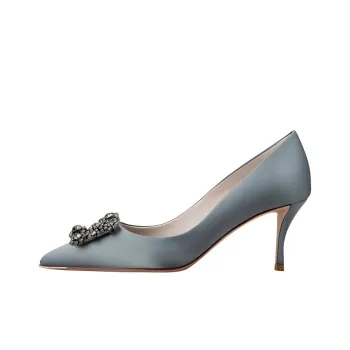 Roger Vivier Efflorescence Slim Heel High Heels 6.5cm Women's Blue