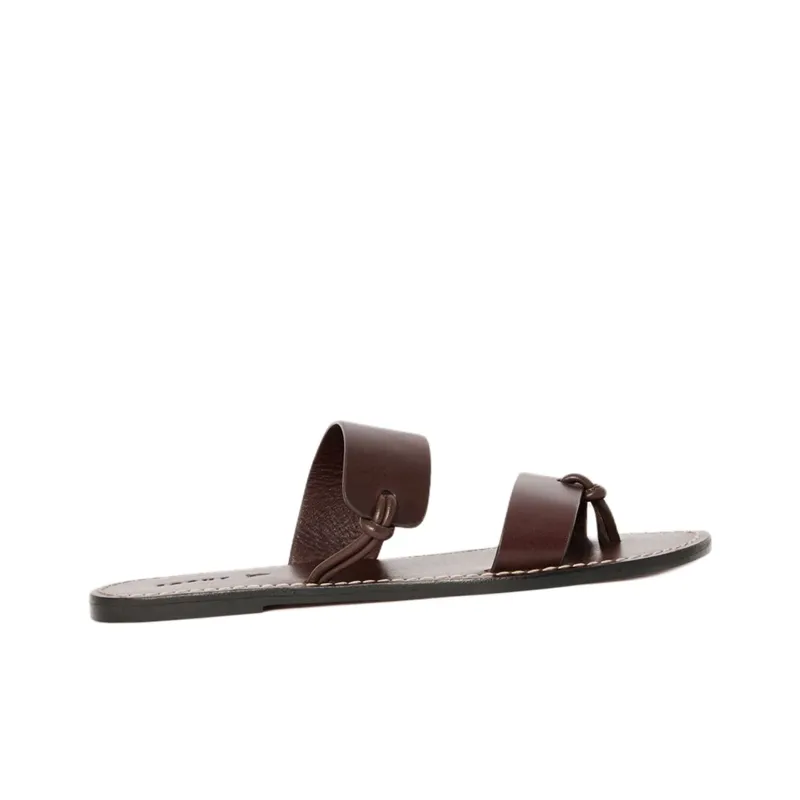 SOEUR Flip Flops Women's Dark Brown-1