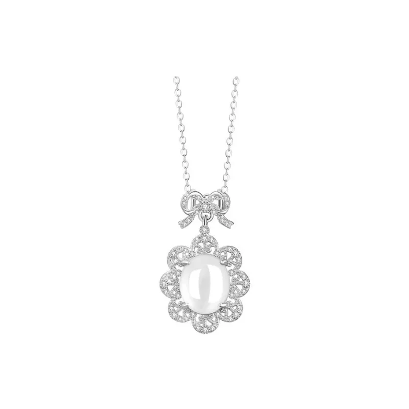 CARAT'S DIARY S925 Silver Necklaces Women's-0