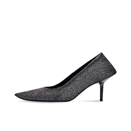 Balenciaga Knife Slim Heel High Heels Women's Gray