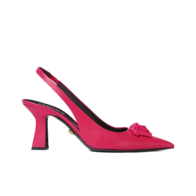VERSACE La Medusa Slingback Pumps-1