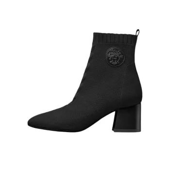 HERMES Volver Ankle Boots 6cm Women's Black
