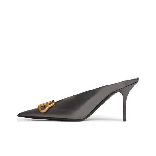Balenciaga Knife Slim Heel High Heels Women's Dark Gray