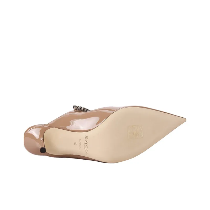 Jimmy Choo Bing 65mm Crystal-embellished Mules-4