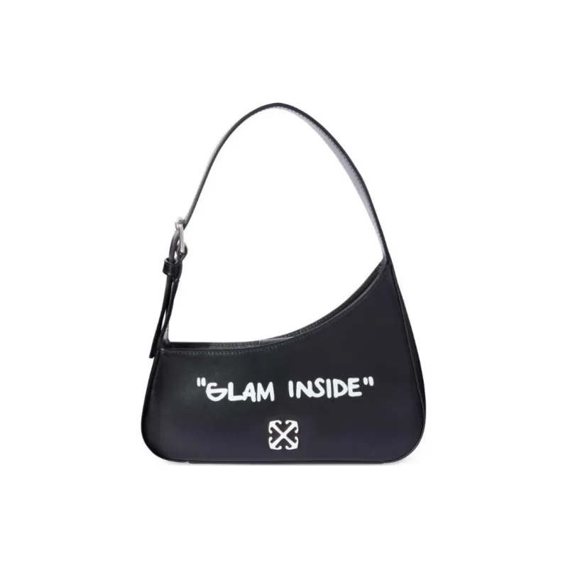 OFF WHITE Jitney Quote Shoulder Bag-0