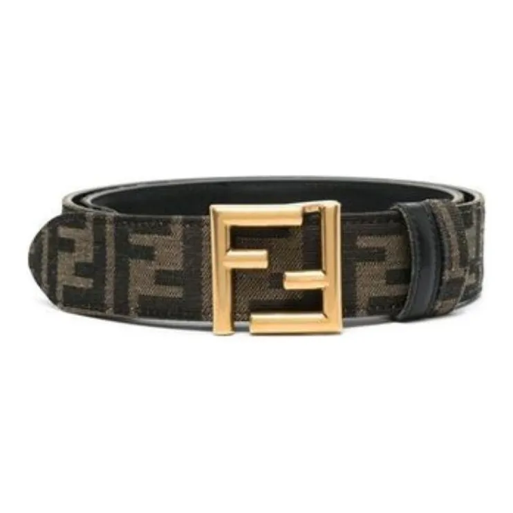 FENDI Ff Jacquard Buckle Belt-2