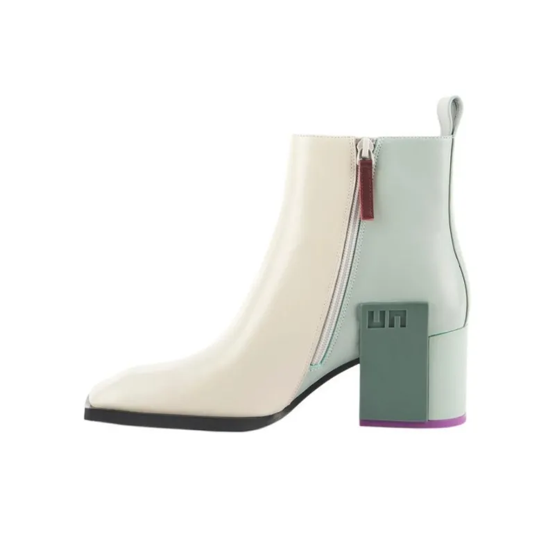 UNITED NUDE Jimmy Ankle Boots 6.5cm Women's White-0