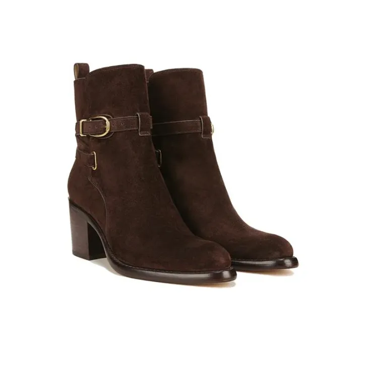 VERONICA BEARD Sohelia Ankle Boots Women's Brown-1