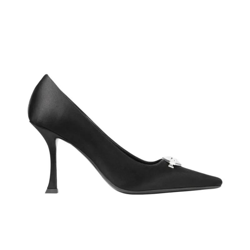 Jimmy Choo Ryker 90 Slim Heel High Heels 9cm Women's Black-1