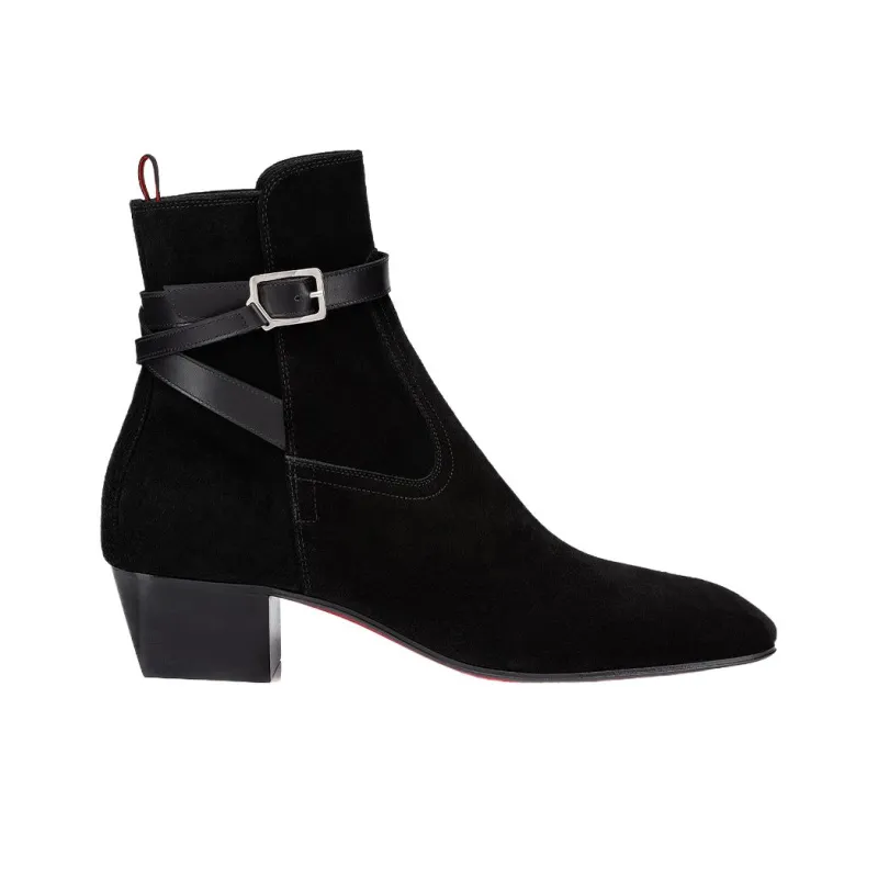 Christian Louboutin Rosalio Jodhpur Pointed Toe Boots-1