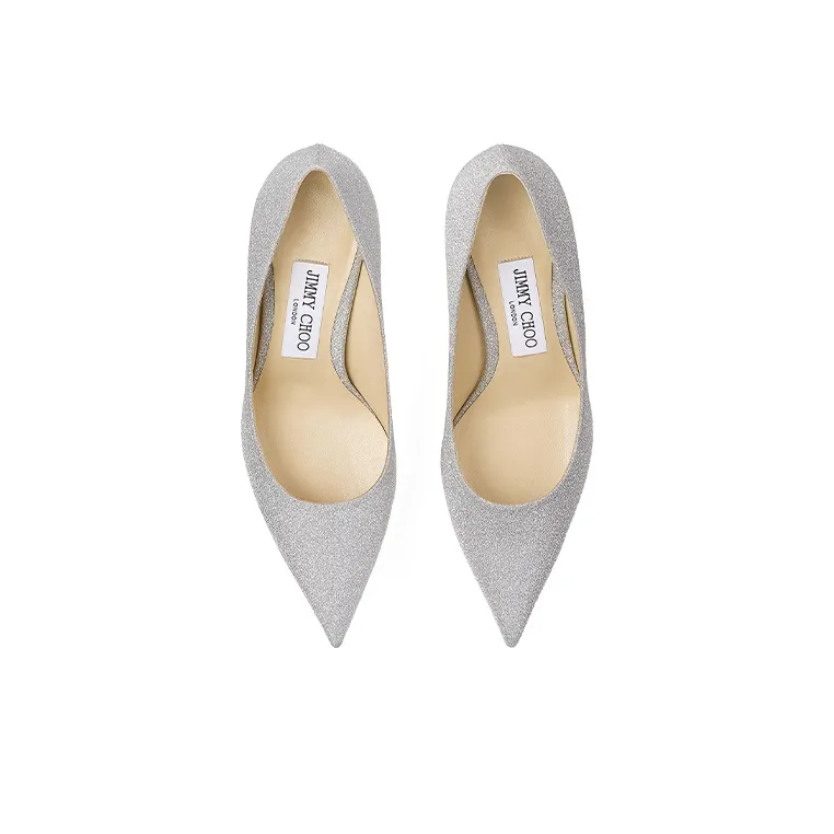 Jimmy Choo Rene 65 High Heels 6.5cm Women's Silver-3