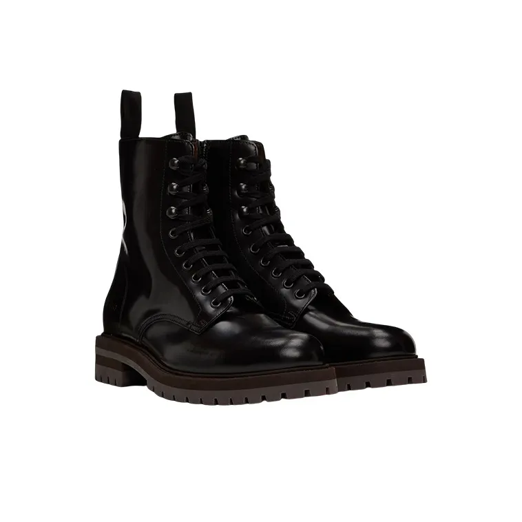 COMMON PROJECTS Side Logo-print Lace-up Boots-2