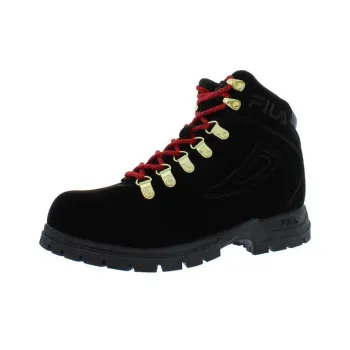 FILA Diviner Wear-Resistant Slip-Resistant Short Outdoor Boots Women's Black