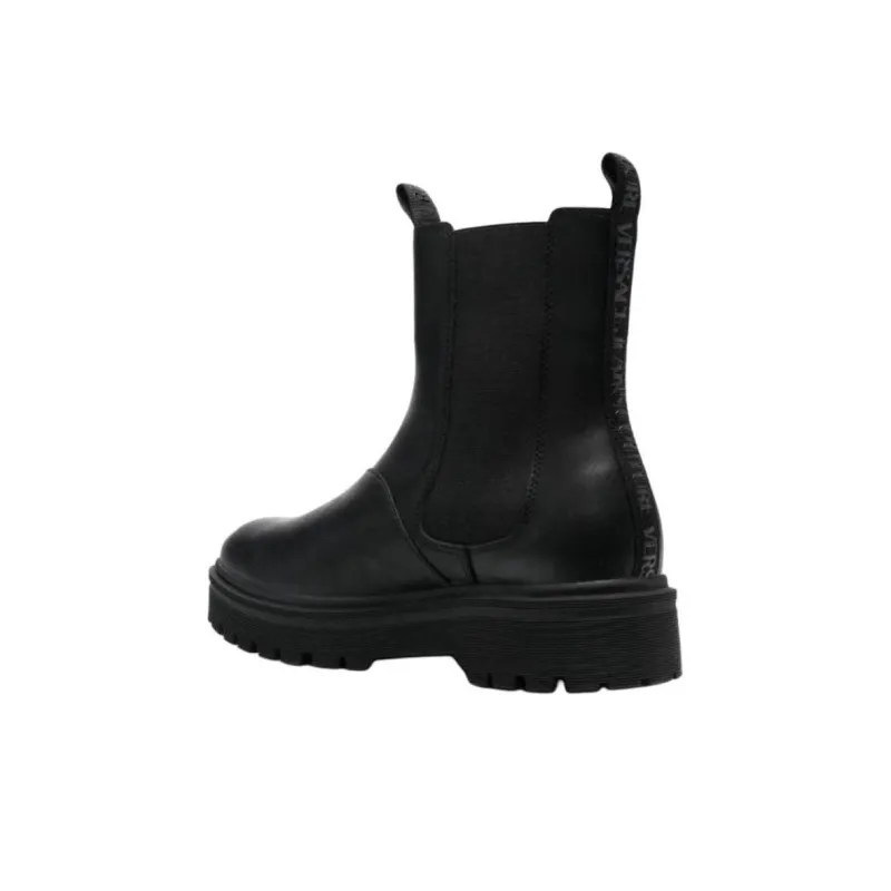 VERSACE JEANS COUTURE Leather Chelsea Boots-3