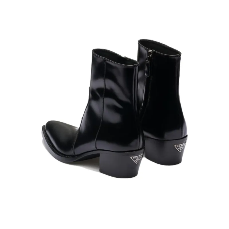 PRADA Ankle Boots Women's Black-3