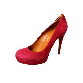GUCCI Slim Heel High Heels Women's Red