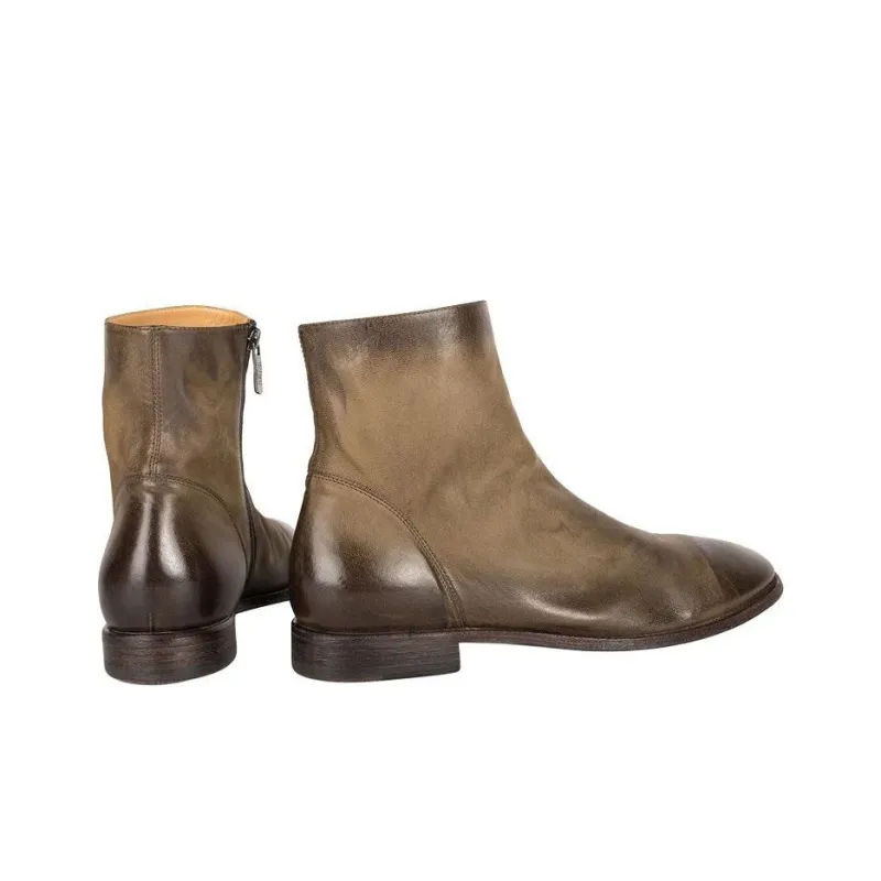 Alberto Fasciani Homer 89023 Ankle Boots Men's Army Green-3