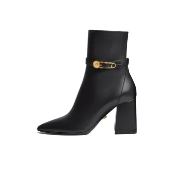 VERSACE Ankle Boots Women's Black
