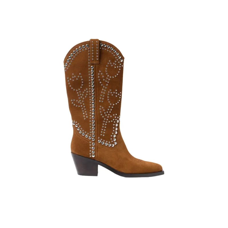 Loeffler Randall Ankle Boots 6.3cm Women's Brown-1