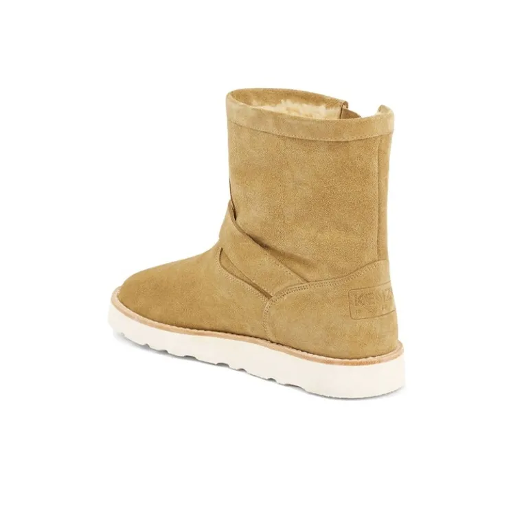 KENZO Takumi Takada Ankle Boots Men's Brown-3