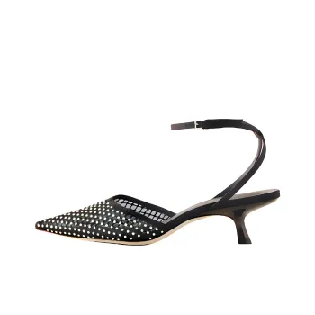 REFORMATION Wade Slim Heel High Heels 5cm Women's Black