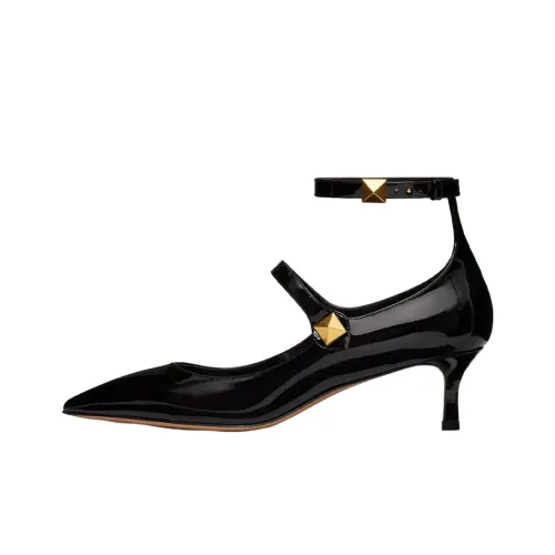 Valentino Slim Heel High Heels 5cm Women's Black