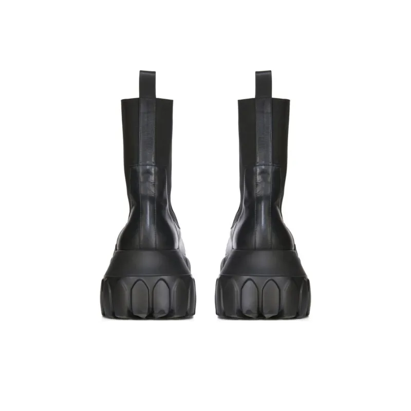RICK OWENS/RO Short Chelsea Boots Women's Black-3